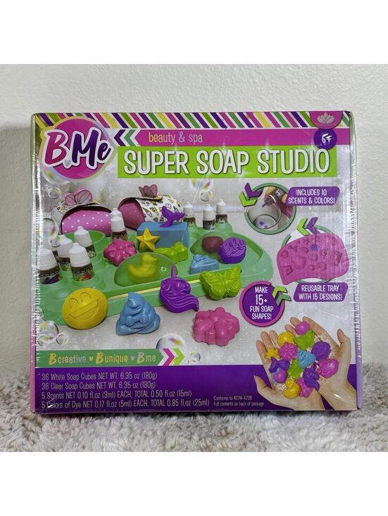 Other - Super Soap Studio. Kids Or Adult Soap Making Kit. 15+ Fun Soap Shapes!! 5 Scents